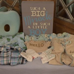 Newborn Boy 11 piece clothes Bundle